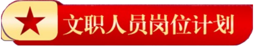 文职人员岗位计划